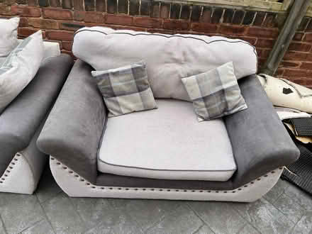 Photo of free Large 2seater sofa and large chair (L23) #2