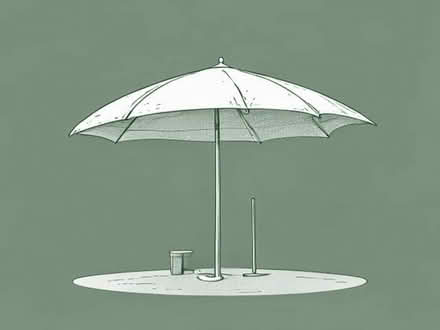 Photo of free Large Cantilever garden Umbrella and stand. (Baldersby YO7) #1