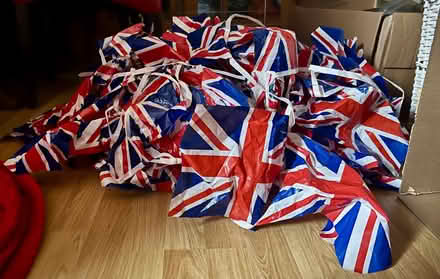 Photo of free Union Jack bunting and 3 small flags (North Watford WD25) #2