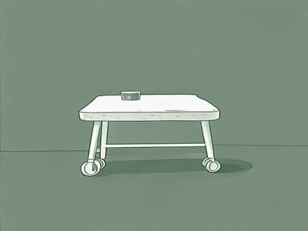 Photo of Over bed trolley table (Bishop's Castle SY9) #1