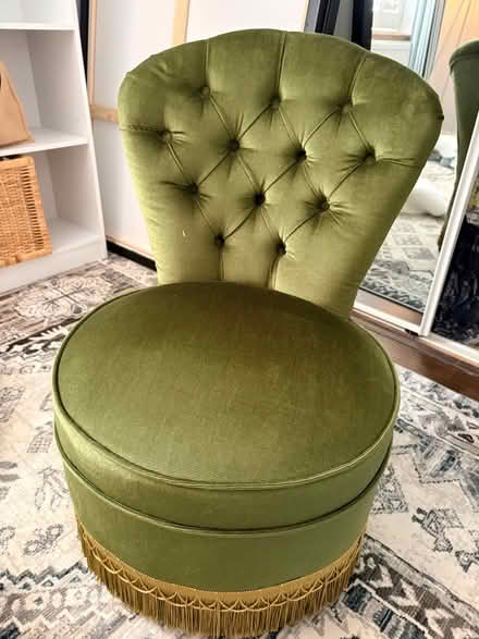 Photo of free Upholstered Green Chair (Maidenhead SL6) #1