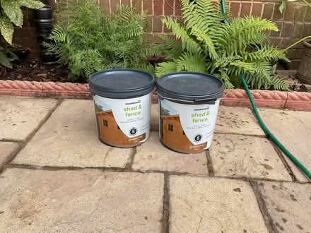 Photo of free Fence/Shed paint (Higham Ferrers NN10) #1