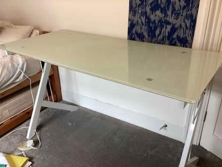 Photo of free Glass top desk (SE14) #1