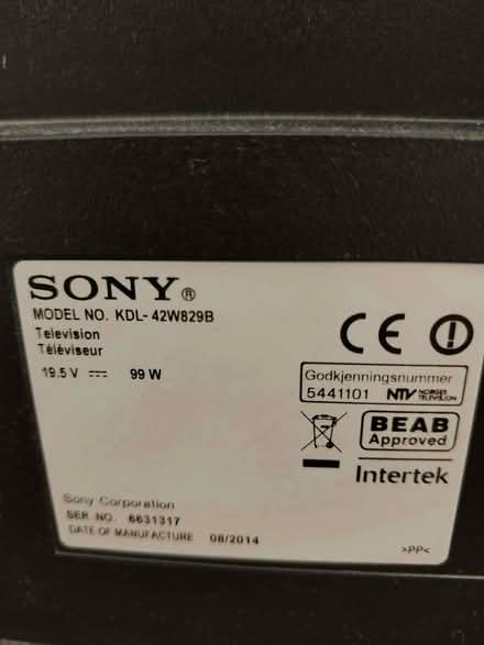 Photo of free Sony 38 inch Television (Bickley BR1) #2