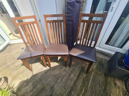 Photo of free 3 dining chairs (Plaistow E13) #1