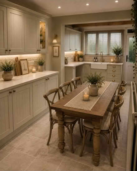 Photo of Farmhouse Dining Table (Sundon Park LU4) #1