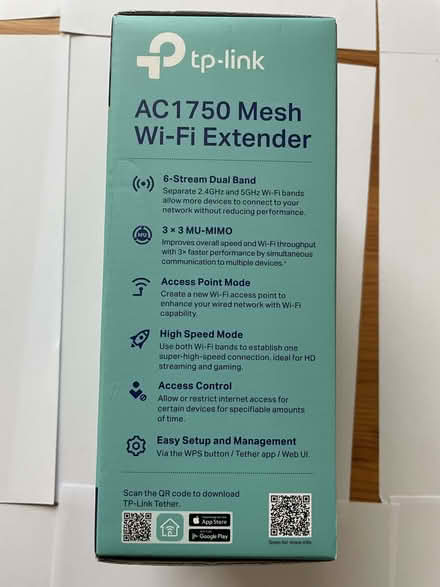 Photo of free tp-link RE450 AC1750 Mesh Wi-Fi Booster/Range Extender (Lovell Park LS7) #4