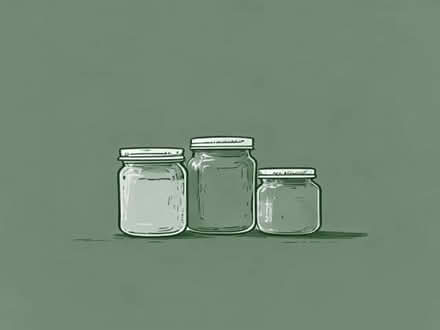 Photo of free Clean jam/pickle jars (Barnard's Green WR14) #1
