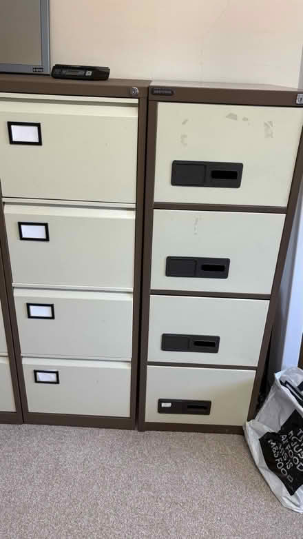Photo of free 2 x 4 draw filing cabinet (RG45 6LZ) #1