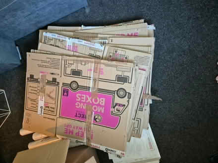 Photo of free 13 moving boxes (Eh44rn) #1