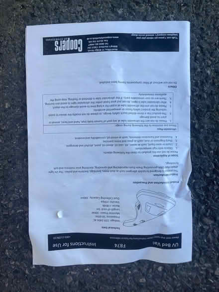 Photo of free UV Mattress Vacuum (Leigh Park BA13) #3