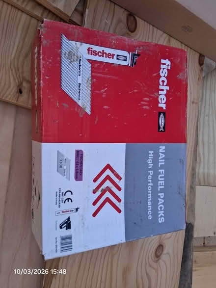 Photo of free fischer galvanised ring nail pack 2.8mm x 63mm 3300 pieces (Manor Court E10) #3