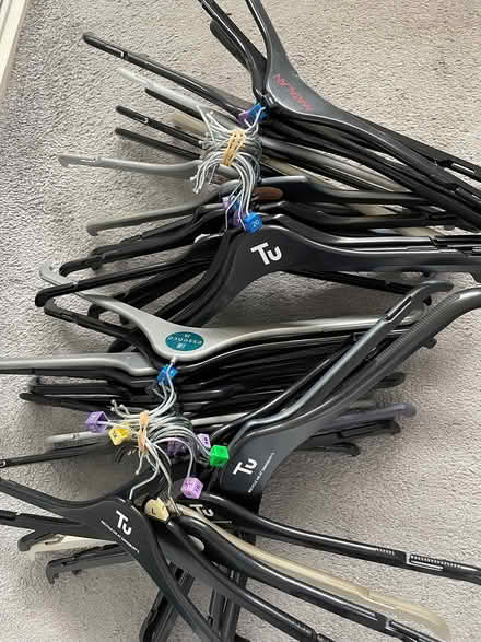 Photo of free Two bundles of coat hangers (g52 4hl penilee) #1