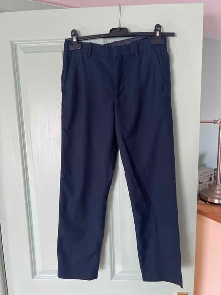 Photo of free Boys Blue Suit Trousers. 10-11 years. Good Condition (Southsea PO4) #1