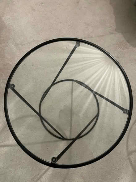 Photo of free 2x glass top side tables (Loughton IG10) #2