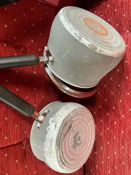 Photo of free 2 Prestige cooking pots. (Mollington Grange Golf Club CH1) #1