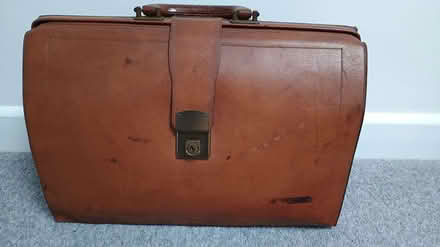 Photo of free vintage pig-skin leather briefcase (Arnside LA5) #1
