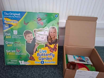 Photo of free Various kids things butterfly habitat, times tables rash top (Fleetville AL1) #3