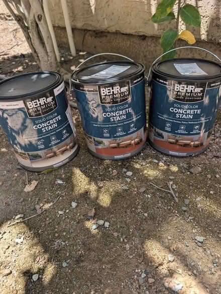 Photo of free 3 gallons tinted concrete stain (Cupertino/Saratoga border) #1