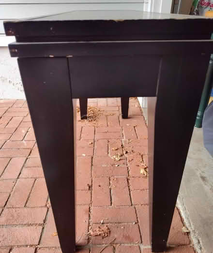 Photo of free Wooden table with storage drawer (Saugus) #3