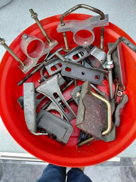 Photo of free Tub of antenna mast fixings (Po16) #1
