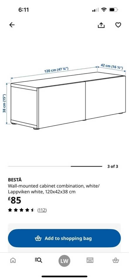 Photo of free IKEA console (Erith DA8) #4