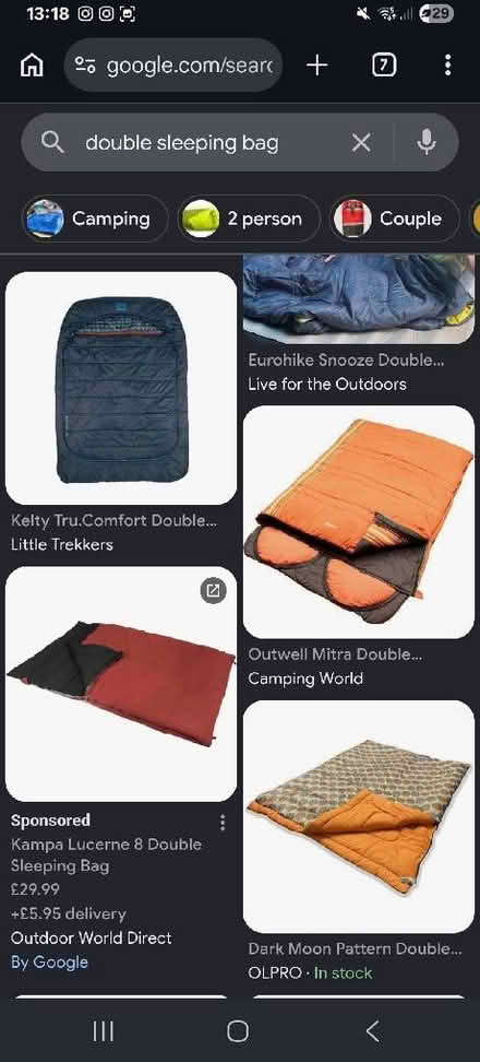 Photo of Double sleeping bag (Twerton BA2) #1