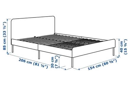Photo of free Single, Double & King Bed Frames (Ikea Slattum) (Beswick M12) #4