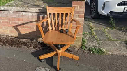 Photo of free Wooden office chair. (Kidlington OX5) #1