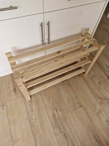Photo of free Wooden shoe rack (Purleigh CM3) #1