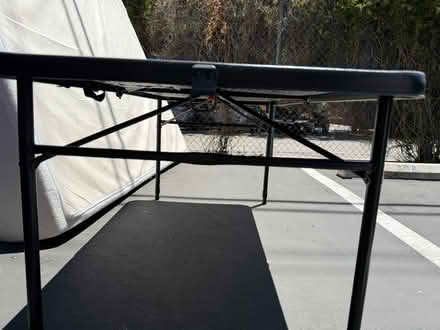Photo of free Small adjustable folding table (1075 Valencia Avenue) #3