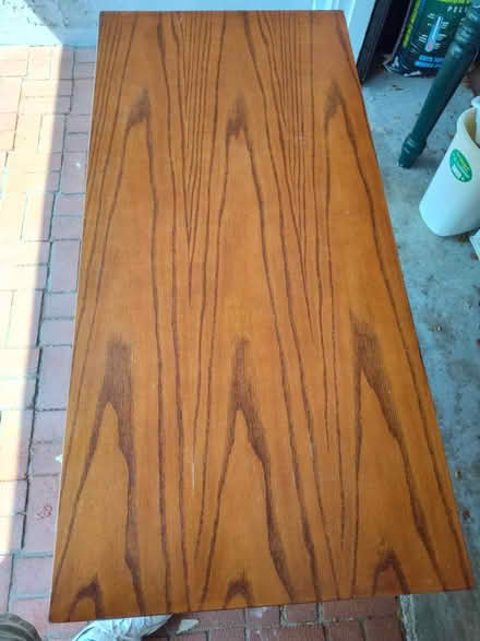 Photo of free Wooden desk table w / keyboard tray (Saugus) #3