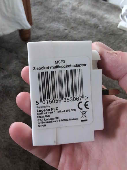 Photo of free 3 socket multi socket adapter (Duddingston, EH8) #3