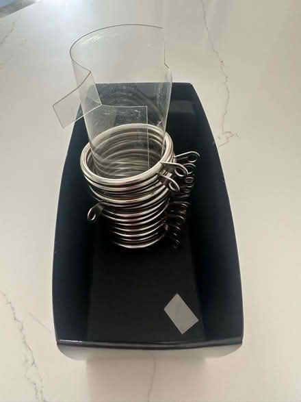 Photo of free Silver coloured curtain rings (Cumnor OX2) #1