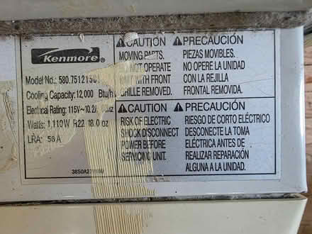Photo of free old but working air conditioner (SE highland park) #1