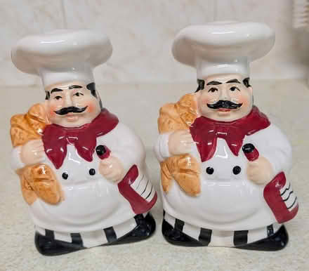 Photo of free Chef salt and pepper shakers (Harlow CM18) #1