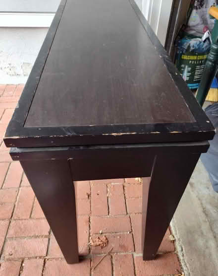 Photo of free Wooden table with storage drawer (Saugus) #4