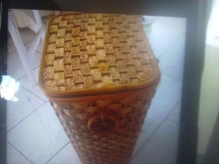 Photo of free Small Woven Basket/Laundry Basket (Ramsgate CT11) #1