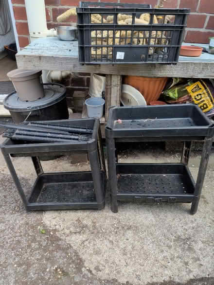 Photo of free Stackable shelves (Woodseats S8) #1