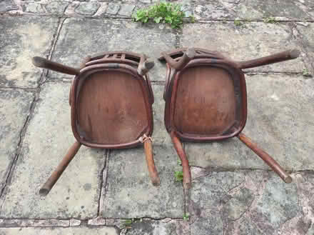 Photo of free Two old dining chairs (Buglawton CW12) #3