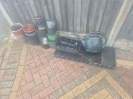 Photo of free Outdoor plant pots (Buckland End B34) #1