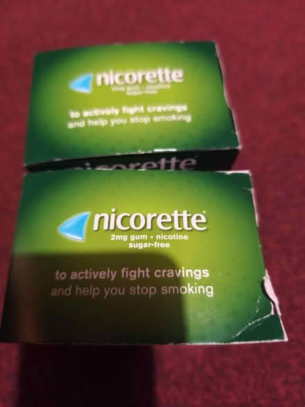 Photo of free 2 boxes 2mg nicotine gum, BB 11/25 (Church RG2) #1