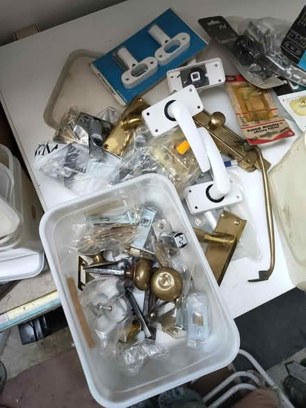Photo of free Door hardware, handles, hinges etc (Leatherhead KT22) #1
