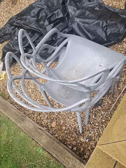 Photo of free 6 chairs & garden table (broken) (Chorleywood, WD3) #2