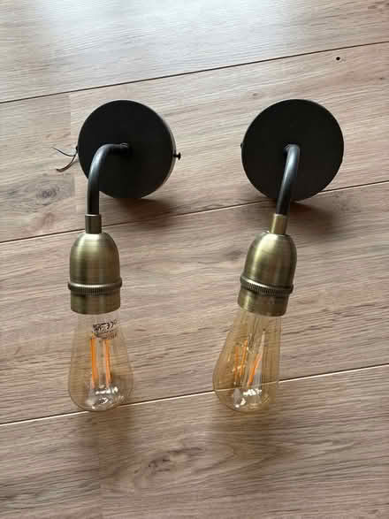 Photo of free Edison wall lights and lamp (Macclesfield) #1