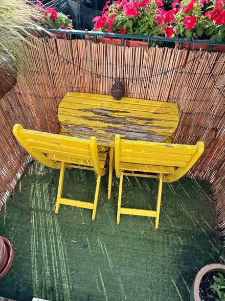 Photo of free Half moon bistro table (East Dulwich SE22) #1