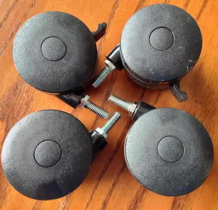 Photo of free 4 plastic caster rolling wheels (Saugus) #1