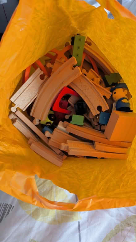 Photo of free Wooden train set (Primley Park LS17) #1