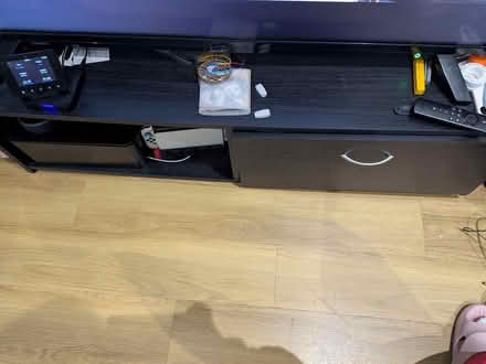 Photo of free TV stand (Wood green) #1