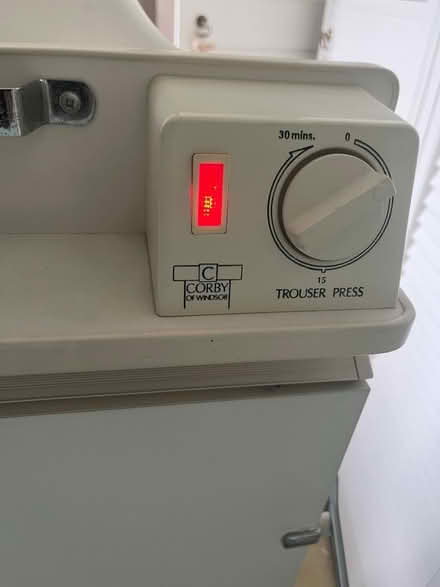 Photo of free White Corby Trouser Press (Bushey WD23) #3